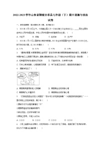 2022-2023学年山东省聊城市莘县七年级（下）期中道德与法治试卷（含解析)