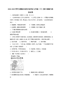 2022-2023学年安徽省合肥市包河区七年级（下）期中道德与法治试卷（含解析）