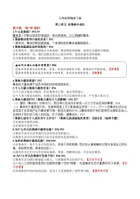 【期末复习】七下第三单元 在集体中成长——初中道德与法治单元知识点梳理（部编版）