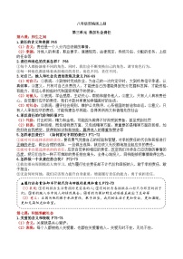 【期末复习】八上第三单元 勇担社会责任——初中道德与法治单元知识点梳理（部编版）