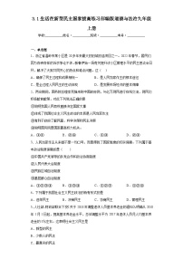 政治 (道德与法治)九年级上册第二单元 民主与法治第三课 追求民主价值生活在新型民主国家当堂检测题