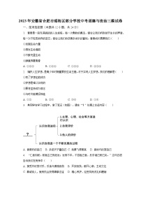 2023年安徽省合肥市瑶海区部分学校中考道德与法治三模试卷（含解析）