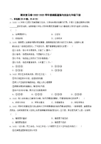 期末复习卷-2022-2023学年部编版道德与法治七年级下册（含答案）