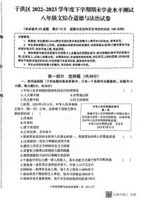 辽宁省沈阳市于洪区2022-2023学年八年级下学期6月期末道德与法治试题