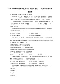 2022-2023学年河南省新乡市长垣县八年级（下）期末道德与法治试卷（含解析）