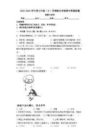 广东省清远市佛冈县水头镇部分学校2022-2023学年七年级上学期期中调研测试道德与法治试题