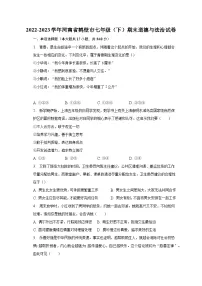 2022-2023学年河南省鹤壁市七年级（下）期末道德与法治试卷（含解析）