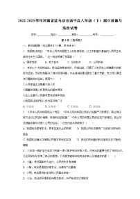 河南省驻马店市西平县2022-2023学年八年级下期中道德与法治试卷（含答案）