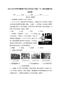 河南省平顶山市叶县2022-2023学年八年级下学期6月期末道德与法治试题(含答案)
