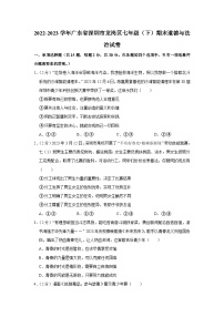 广东省深圳市龙岗区2022-2023学年七年级下学期期末道德与法治试卷（含答案）