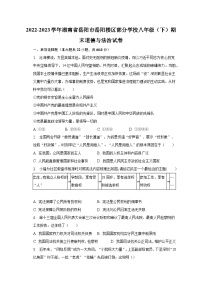 2022-2023学年湖南省岳阳市岳阳楼区部分学校八年级（下）期末道德与法治试卷（含解析）