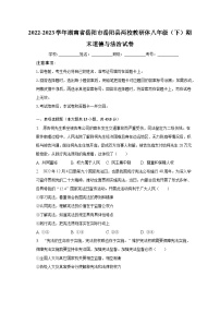 2022-2023学年湖南省岳阳市岳阳县两校教研体八年级（下）期末道德与法治试卷（含解析）