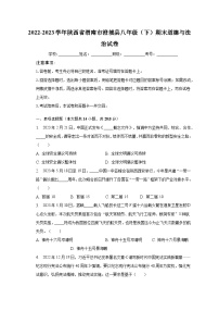 2022-2023学年陕西省渭南市澄城县八年级（下）期末道德与法治试卷（含解析）