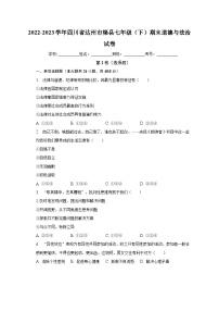 四川省达州市渠县2022-2023学年七年级下学期期末道德与法治试卷（含答案）