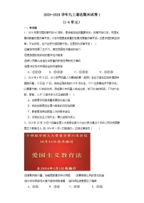 广东省韶关市乳源县2023-2024学年九年级上学期期末模拟道德与法治试题