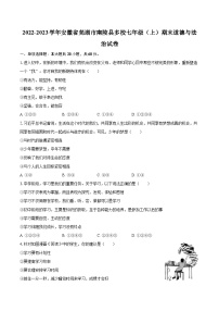 2022-2023学年安徽省芜湖市南陵县多校七年级（上）期末道德与法治试卷（含详细答案解析）