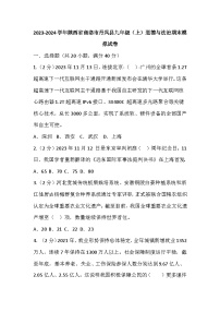 ，陕西省商洛市丹凤县2023-2024学年九年级上学期期末模拟道德与法治试卷