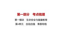 2024年广东中考道德与法治一轮考点梳理课件第四单元 自信自强 青春有格