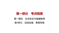 2024年广东中考道德与法治一轮考点梳理课件第四单元 自信自强 青春有格