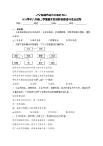 辽宁省葫芦岛市兴城市2023-2024学年八年级上学期期末质量检测道德与法治试卷(含答案)