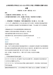 09，山东省青岛市李沧区2023-2024学年九年级上学期期末道德与法治试题