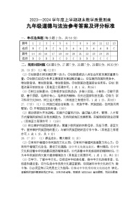 黑龙江省齐齐哈尔市梅里斯达斡尔族区2023-2024学年九年级上学期期末教学质量测查道德与法治试卷