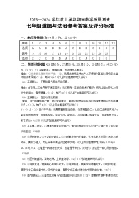黑龙江省齐齐哈尔市梅里斯达斡尔族区2023-2024学年七年级上学期期末教学质量测查道德与法治试卷