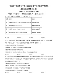 江西省丰城市第九中学2022-2023学年七年级下学期期末道德与法治试题（B卷）（原卷版+解析版）