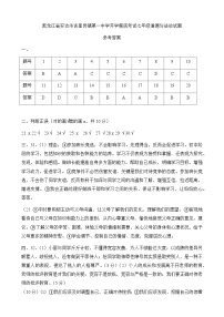 71，黑龙江省安达市吉星岗镇第一中学2023-2024学年(五四学制)七年级下学期开学道德与法治试题