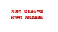 初中政治 (道德与法治)人教部编版九年级上册夯实法治基础教学演示课件ppt