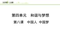 8.第八课 中国人 中国梦课件-2024年中考道德与法治一轮复习（九年级上册）