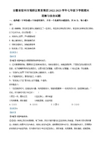 安徽省宿州市埇桥区教育集团2022-2023学年七年级下学期期末道德与法治试题