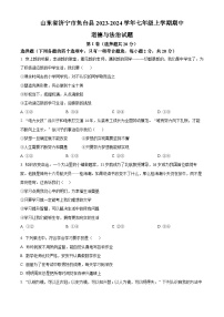 山东省济宁市鱼台县2023-2024学年七年级上学期期中道德与法治试题（原卷版+解析版）