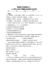 新疆昌吉州玛纳斯县2022-2023学年七年级下学期期中测试道德与法治试卷(含答案)