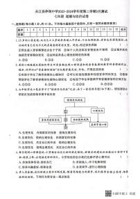 贵州省黔东南州从江县停洞中学2023-2024学年度七年级下学期3月测试道德与法治试卷（PDF版，含答案）