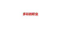 初中政治 (道德与法治)人教部编版九年级下册多彩的职业授课ppt课件