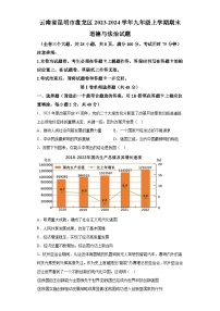 云南省昆明市盘龙区2023-2024学年九年级上学期期末 道德与法治试题（含解析）