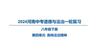 2024河南中考道德与法治一轮复习八年级下册第四单元 崇尚法治精神课件