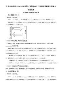 上海市奉贤区2023-2024学年（五四学制）八年级下学期期中道德与法治试题（原卷版+解析版）