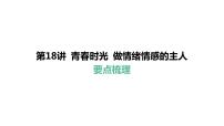 第18讲 青春时光 做情绪情感的主人 课件-2024年中考道德与法治一轮复习（七年级下册）