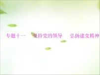 2024年中考道德与法治总复习课件 坚持党的领导 弘扬建党精神 课件