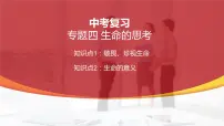七年级上册第四单元 生命的思考 复习课件 -2024年中考道德与法治一轮复习