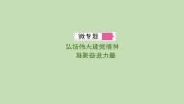 江西省2024年中考道德与法治二轮专题复习课件专题一 弘扬伟大建党精神　凝聚奋进力量