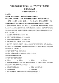 广西壮族自治区百色市2023-2024学年八年级下学期期中道德与法治试题（原卷版+解析版）