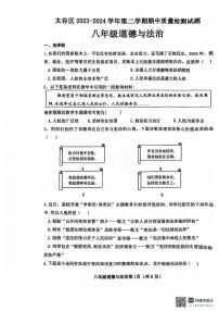 山西省晋中市太谷区2023-2024学年八年级下学期期中道德与法治试题