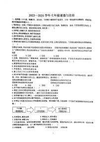 河南省漯河市实验中学2023-2024学年七年级下学期期中考试道德与法治试卷