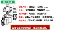 初中政治 (道德与法治)人教部编版七年级下册生活需要法律说课ppt课件