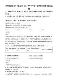 19，河南省南阳市内乡县2023-2024学年八年级下学期期中道德与法治试题