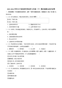 辽宁省沈阳市皇姑区2023-2024学年七年级下学期期末考试道德与法治试卷