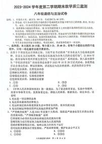 广东省惠州市惠东县2023-2024学年八年级下学期7月期末道德与法治试题